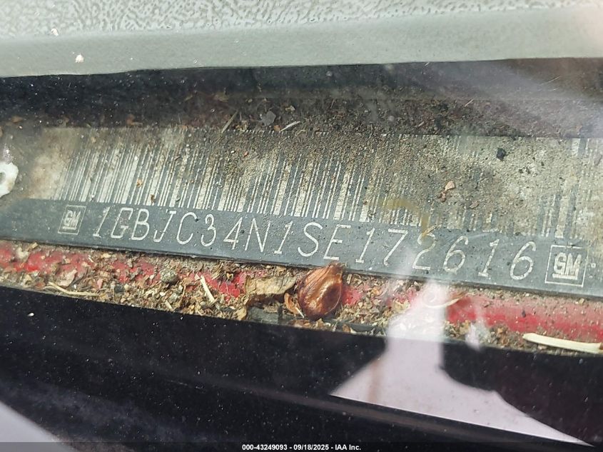 1995 Chevrolet Gmt-400 C3500 VIN: 1GBJC34N1SE172616 Lot: 43249093