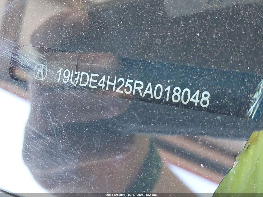 2024 Acura Integra VIN: 19UDE4H25RA018048 Lot: 43249097