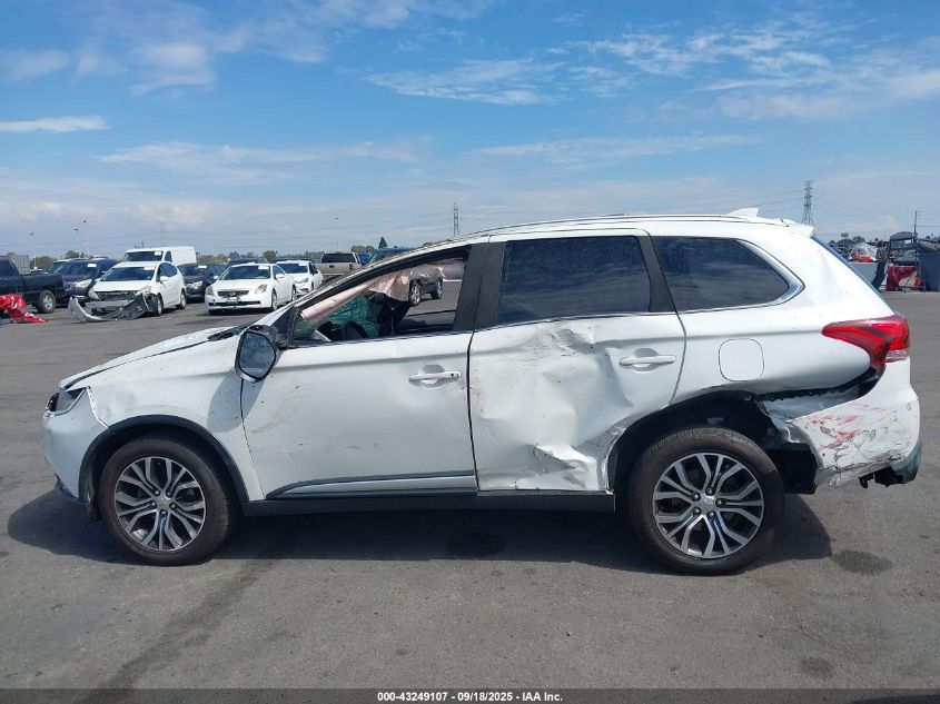 2017 Mitsubishi Outlander Sel VIN: JA4AD3A33HZ059466 Lot: 43249107