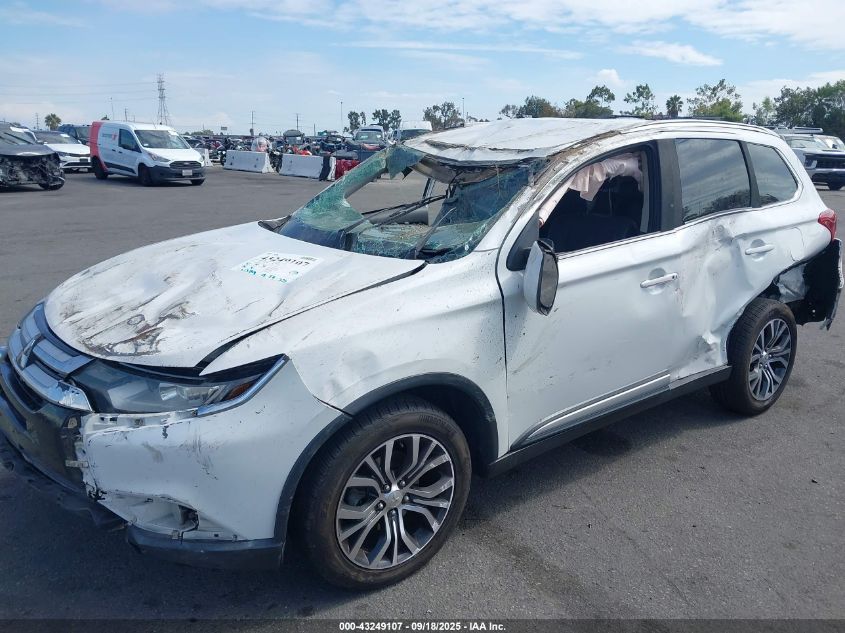 2017 Mitsubishi Outlander Sel VIN: JA4AD3A33HZ059466 Lot: 43249107