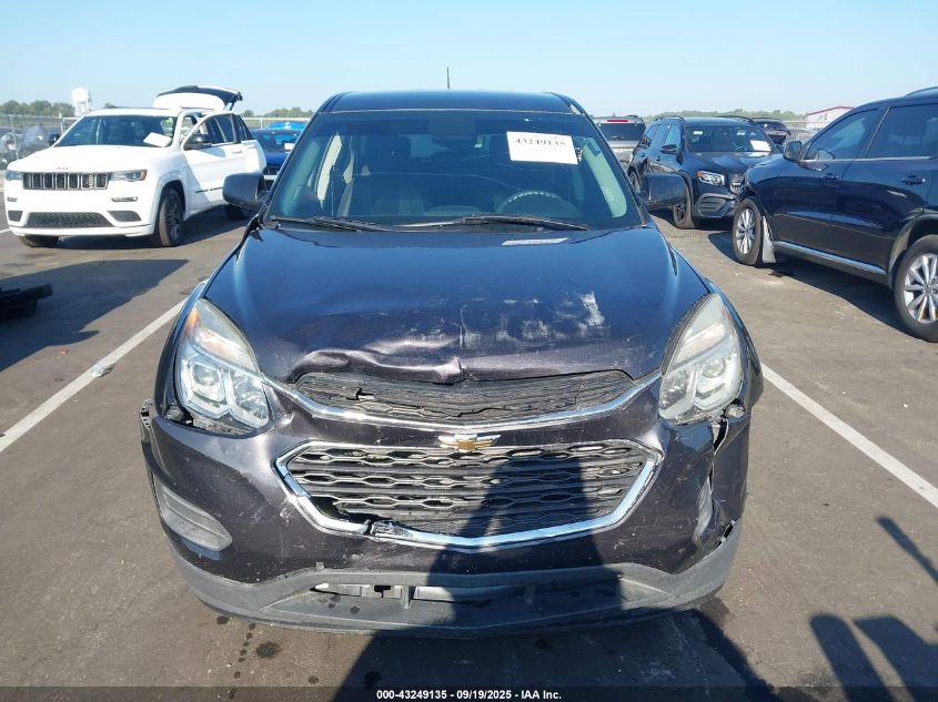 2016 Chevrolet Equinox Ls VIN: 2GNALBEKXG6316824 Lot: 43249135