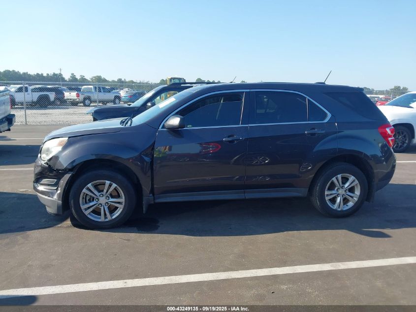 2016 Chevrolet Equinox Ls VIN: 2GNALBEKXG6316824 Lot: 43249135