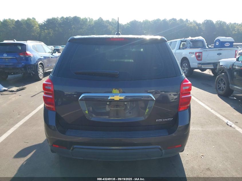 2016 Chevrolet Equinox Ls VIN: 2GNALBEKXG6316824 Lot: 43249135