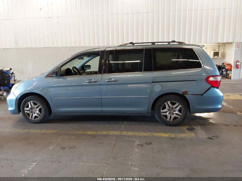 2006 Honda Odyssey Ex-L VIN: 5FNRL38736B021095 Lot: 43249228
