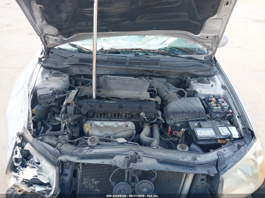 2007 Kia Spectra Ex VIN: KNAFE121375425360 Lot: 43249248