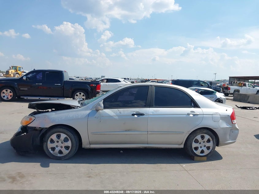 2007 Kia Spectra Ex VIN: KNAFE121375425360 Lot: 43249248