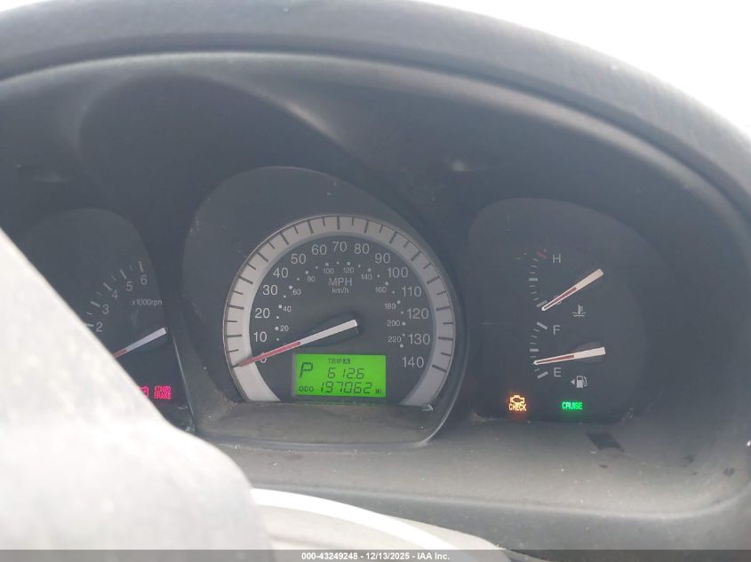 2007 Kia Spectra Ex VIN: KNAFE121375425360 Lot: 43249248