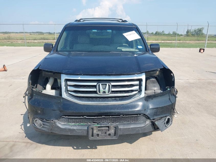 2012 Honda Pilot Touring VIN: 5FNYF4H93CB044933 Lot: 43249328