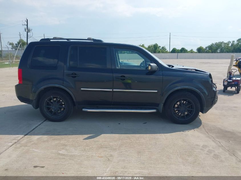 2012 Honda Pilot Touring VIN: 5FNYF4H93CB044933 Lot: 43249328