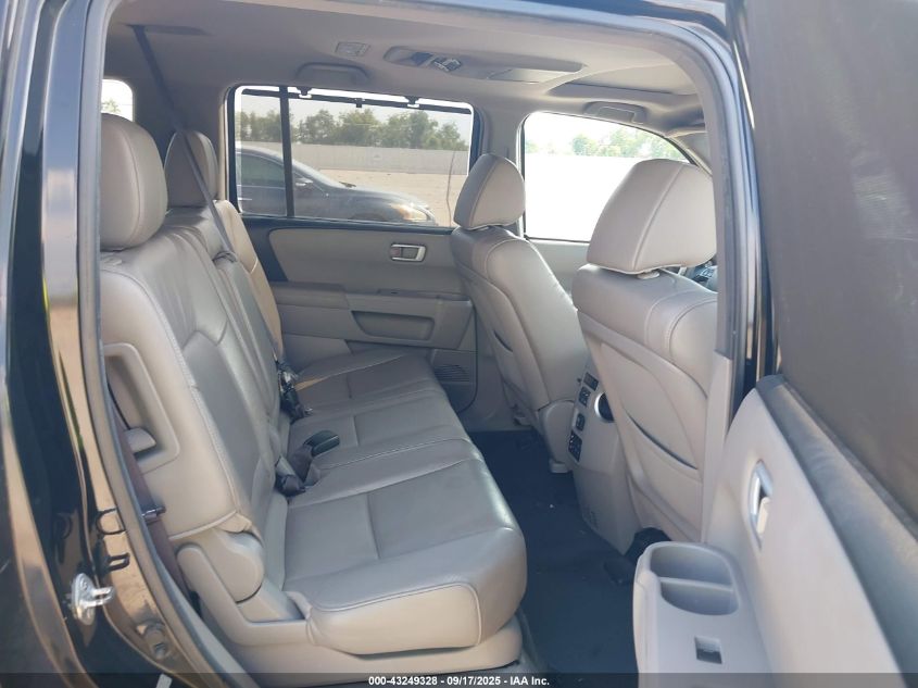 2012 Honda Pilot Touring VIN: 5FNYF4H93CB044933 Lot: 43249328