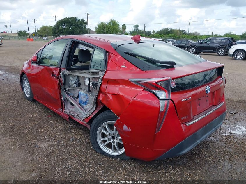 2016 Toyota Prius Three VIN: JTDKARFU4G3517072 Lot: 43249338