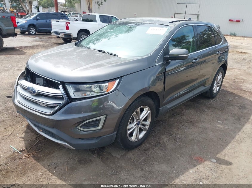Vin: 2fmtk3j85fbb73996, lot: 43743919, ford edge sel 20152