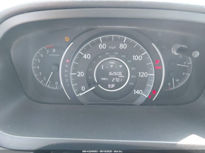 2012 Honda Cr-V Lx VIN: 5J6RM3H30CL024307 Lot: 43249383