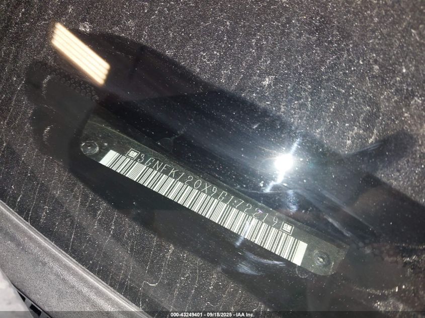 2009 Chevrolet Avalanche 1500 Ls VIN: 3GNFK120X9G172219 Lot: 43249401