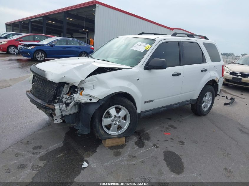 2008 Ford Escape Xlt white other gasoline 1FMCU93118KA64036 photo #3