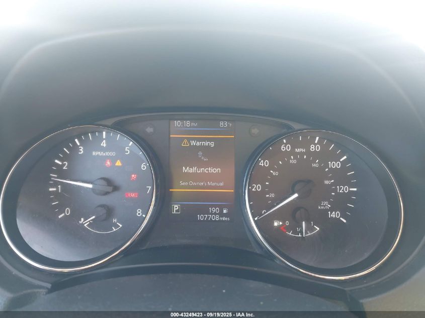 2019 Nissan Rogue Sv VIN: JN8AT2MT9KW503302 Lot: 43249423