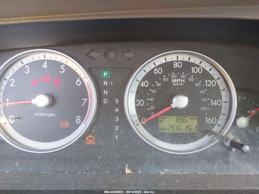 2005 Kia Amanti VIN: KNALD124455054500 Lot: 43249503