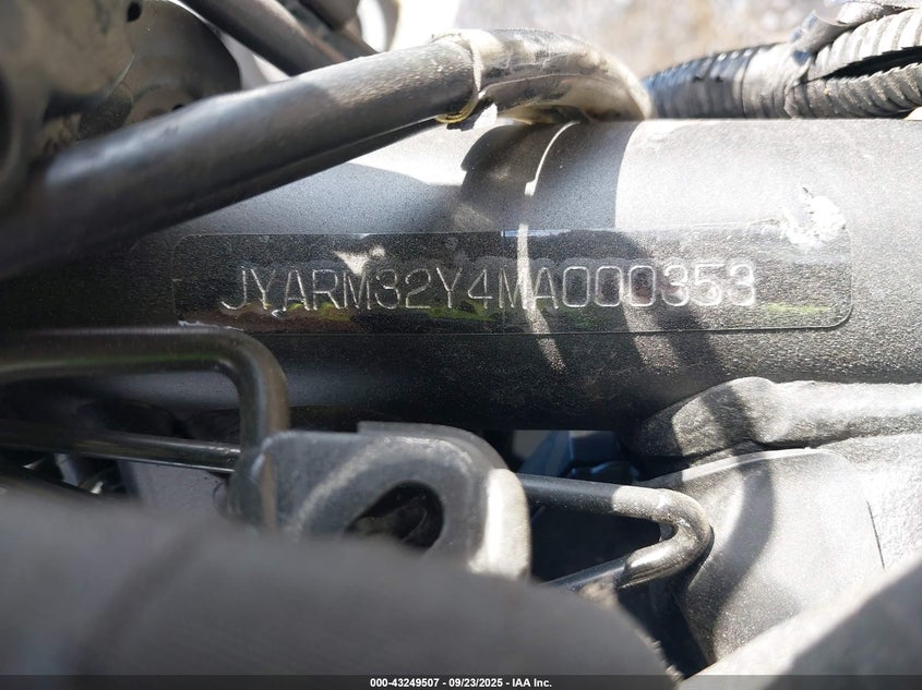 2021 Yamaha Mt07 C VIN: JYARM32Y4MA000353 Lot: 43249507