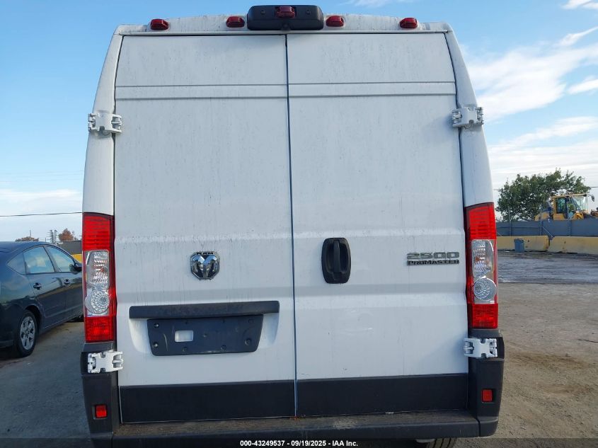 2023 Ram Promaster 2500 High Roof 159 Wb VIN: 3C6LRVDG7PE563885 Lot: 43249537