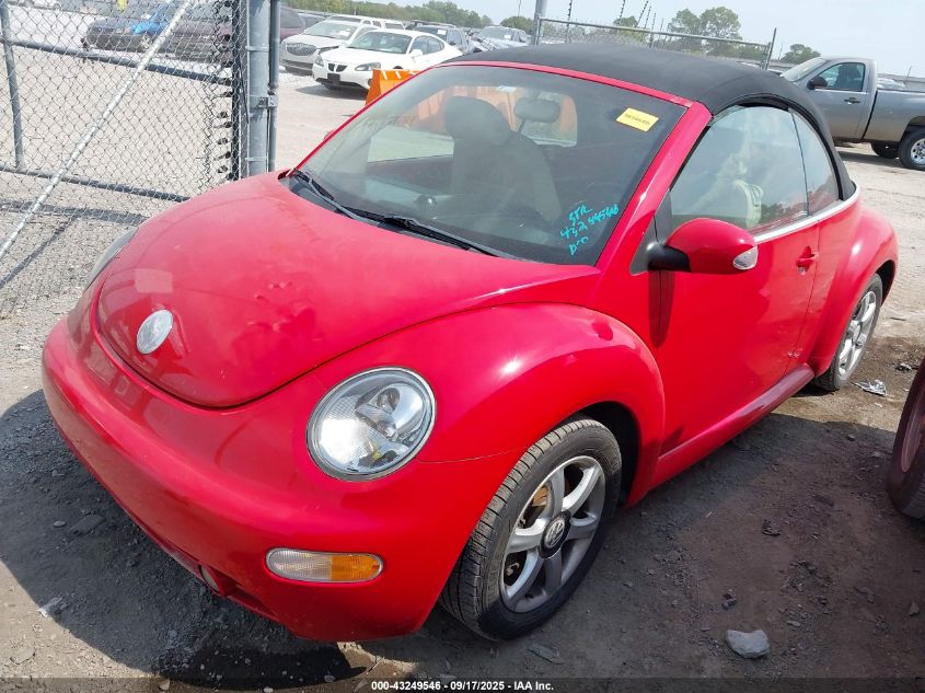 2005 Volkswagen New Beetle Gls 1.8T VIN: 3VWCD31Y85M309708 Lot: 43249546