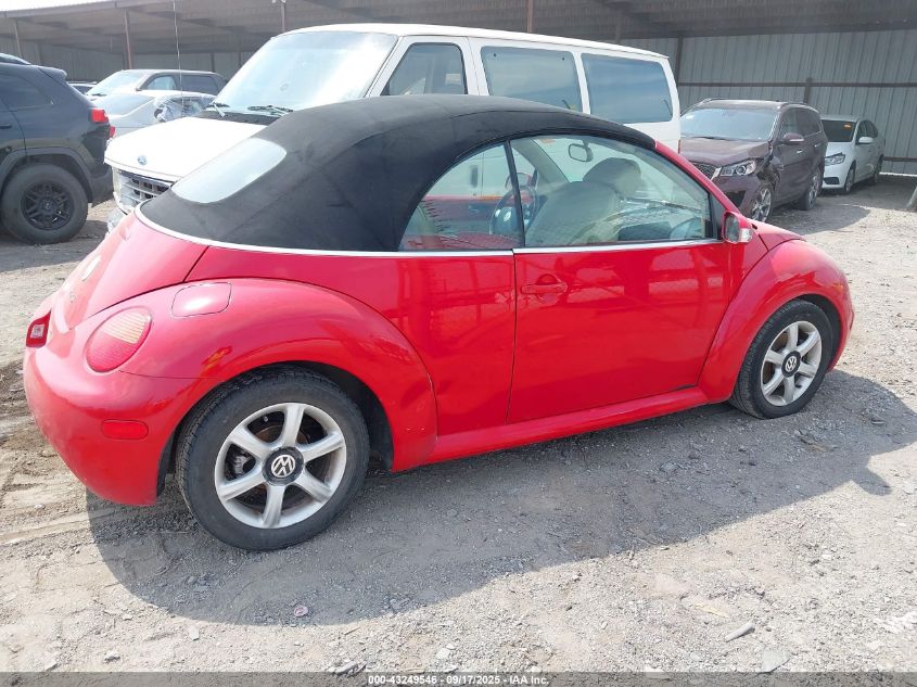 2005 Volkswagen New Beetle Gls 1.8T VIN: 3VWCD31Y85M309708 Lot: 43249546