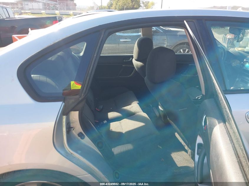 2007 Subaru Legacy 2.5I VIN: 4S3BL616977202651 Lot: 43249552