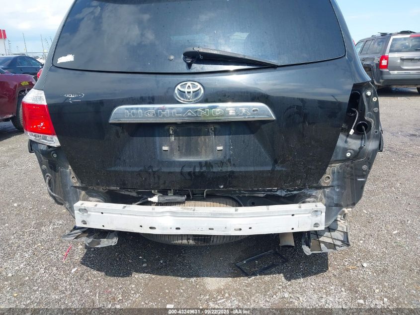2013 Toyota Highlander Limited V6 VIN: 5TDYK3EH6DS100720 Lot: 43249631