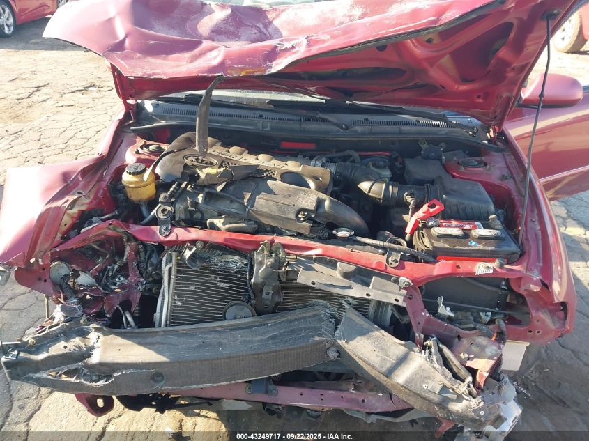 2004 Kia Spectra Ls VIN: KNAFB121545309792 Lot: 43249717