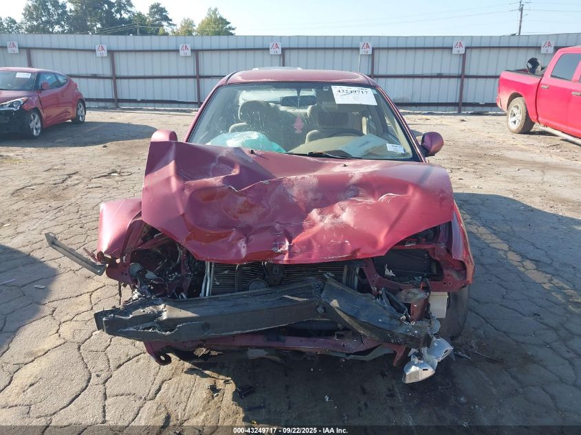 2004 Kia Spectra Ls VIN: KNAFB121545309792 Lot: 43249717