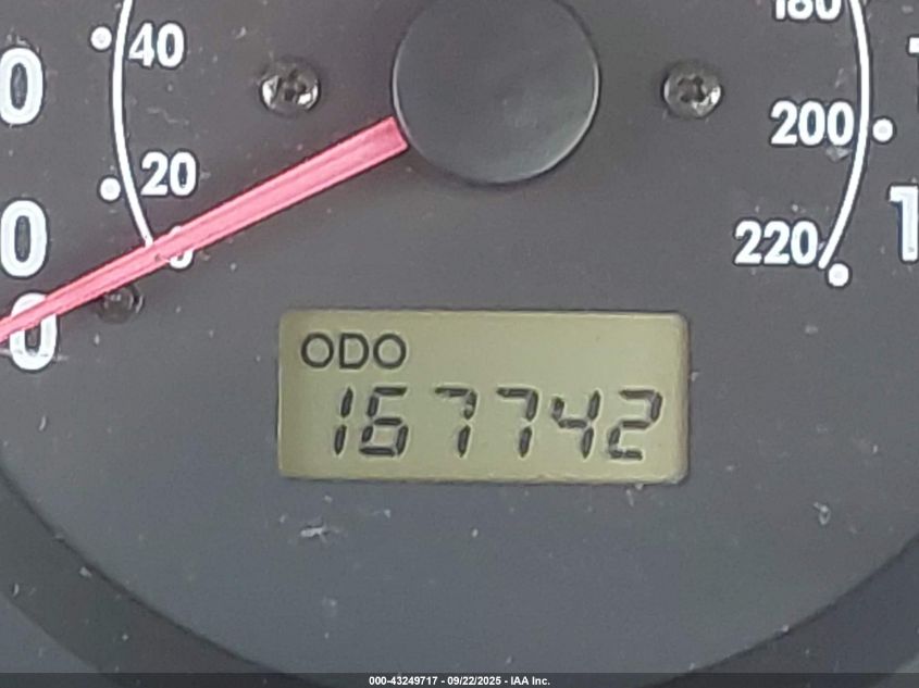 2004 Kia Spectra Ls VIN: KNAFB121545309792 Lot: 43249717