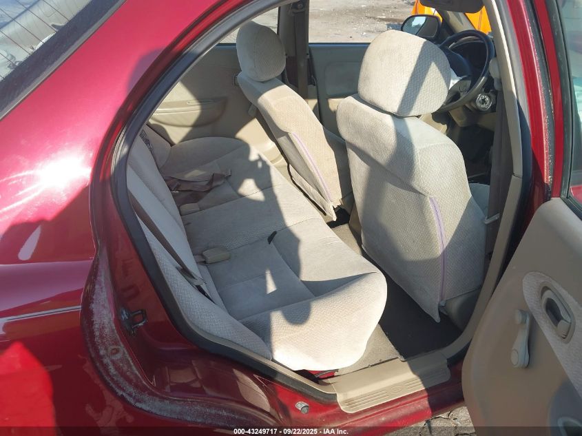 2004 Kia Spectra Ls VIN: KNAFB121545309792 Lot: 43249717