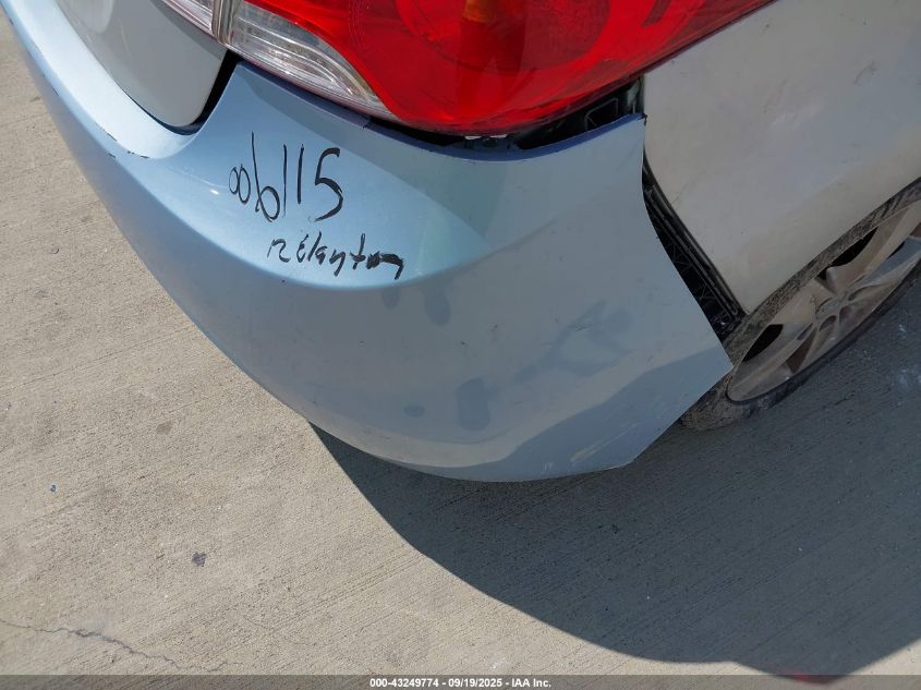 2012 Hyundai Elantra Gls (Ulsan Plant) VIN: KMHDH4AE9CU224775 Lot: 43249774