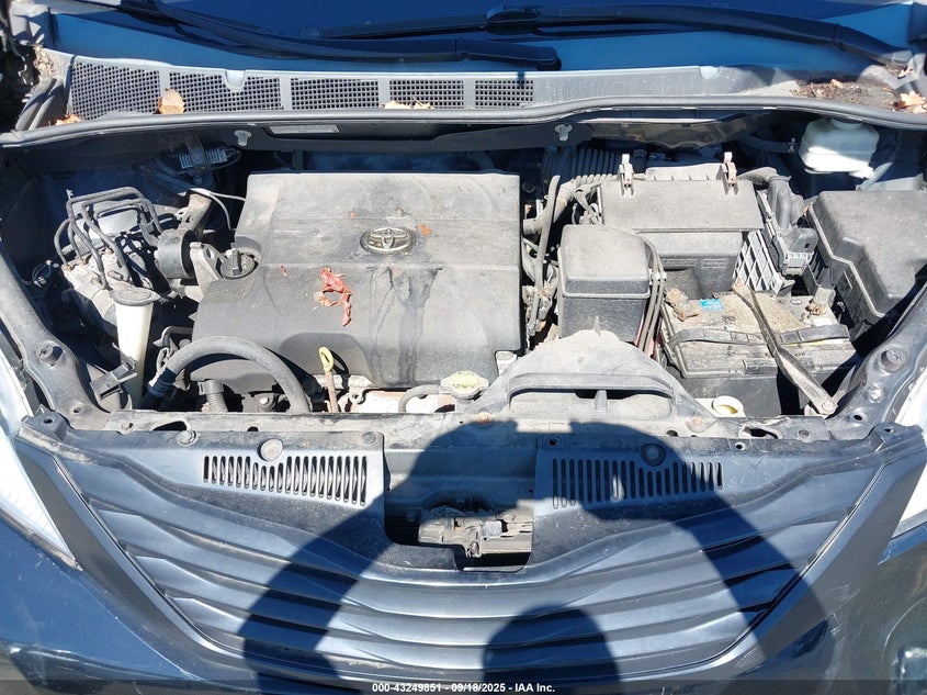 2013 Toyota Sienna L V6 7 Passenger VIN: 5TDZK3DC5DS295686 Lot: 43249851
