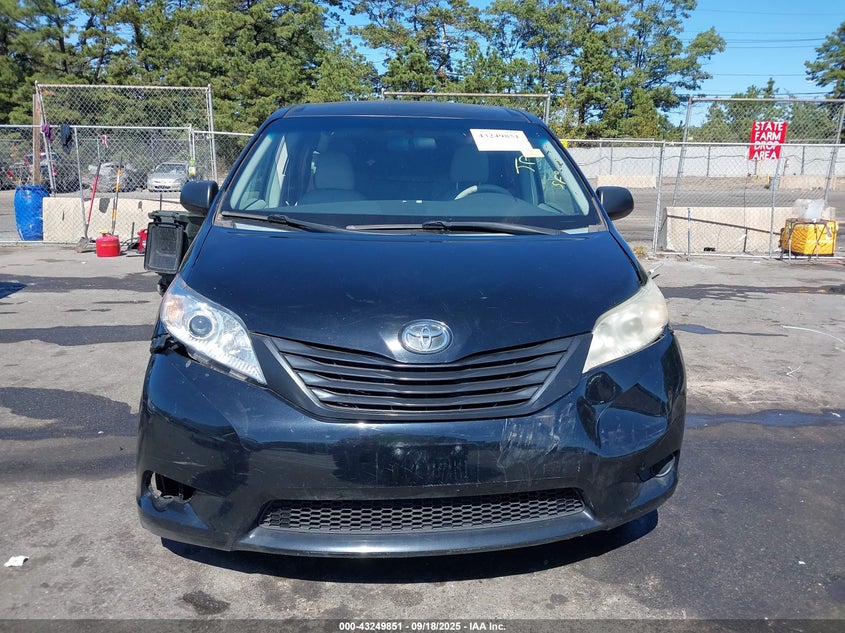 2013 Toyota Sienna L V6 7 Passenger VIN: 5TDZK3DC5DS295686 Lot: 43249851
