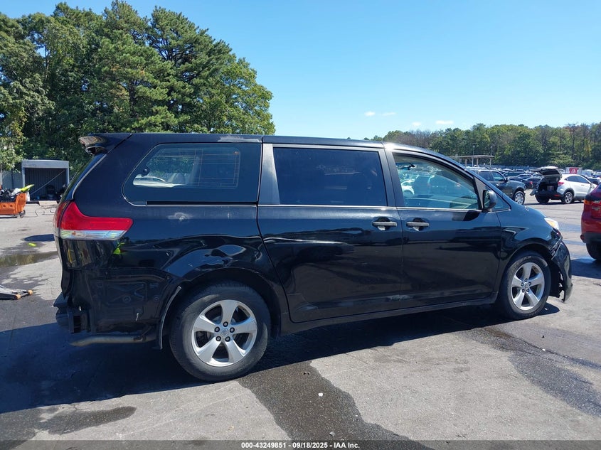 2013 Toyota Sienna L V6 7 Passenger VIN: 5TDZK3DC5DS295686 Lot: 43249851