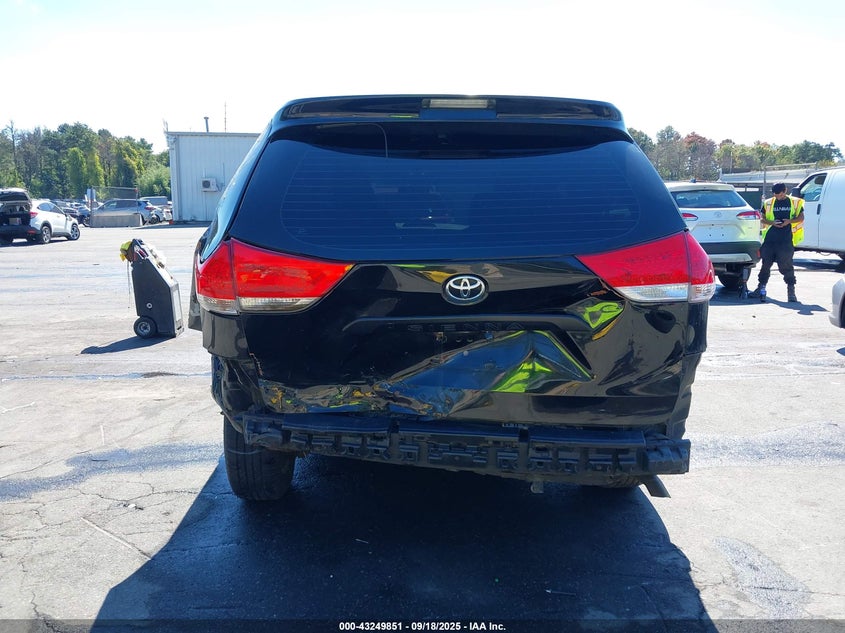 2013 Toyota Sienna L V6 7 Passenger VIN: 5TDZK3DC5DS295686 Lot: 43249851