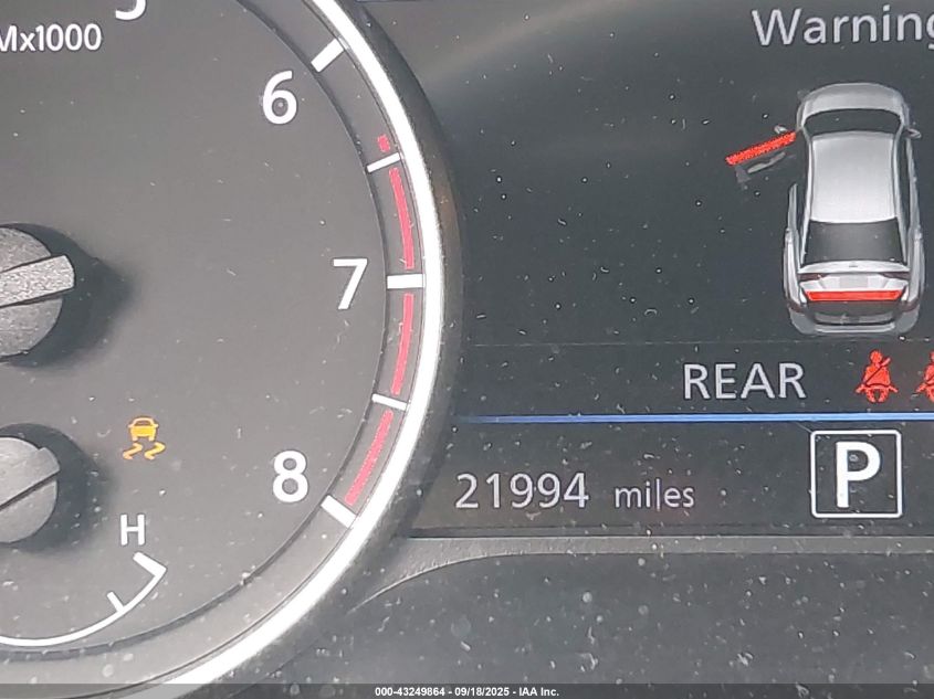 2022 Nissan Sentra Sv Xtronic Cvt VIN: 3N1AB8CV0NY278336 Lot: 43249864