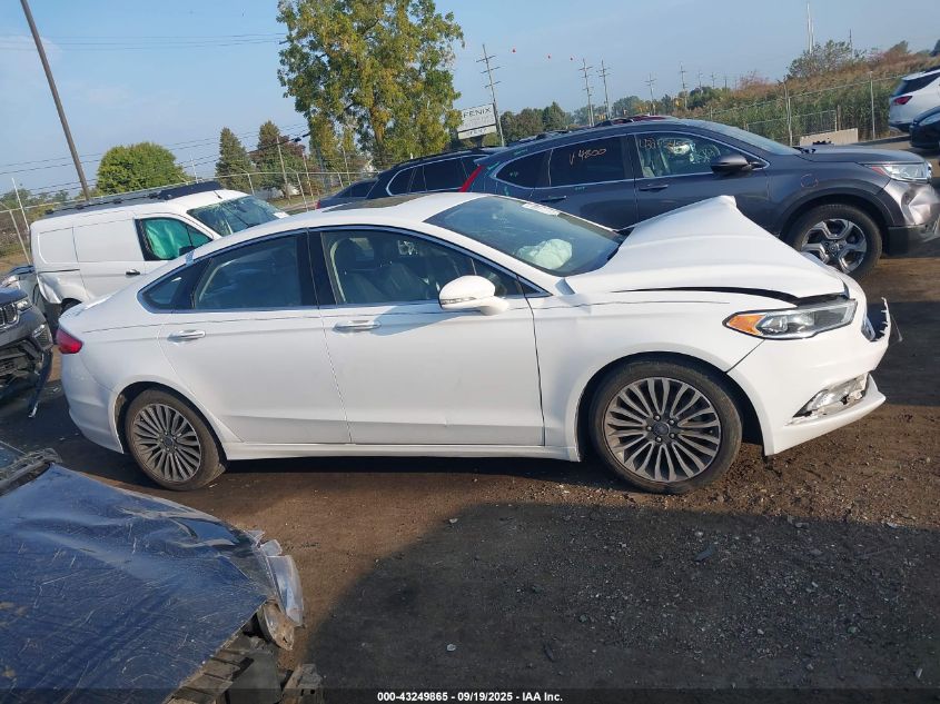 2018 Ford Fusion Titanium VIN: 3FA6P0D98JR226261 Lot: 43249865