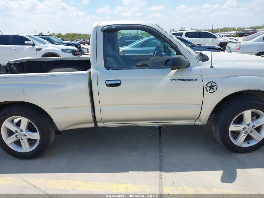 2001 Toyota Tacoma VIN: 5TENL42N61Z846972 Lot: 43249997