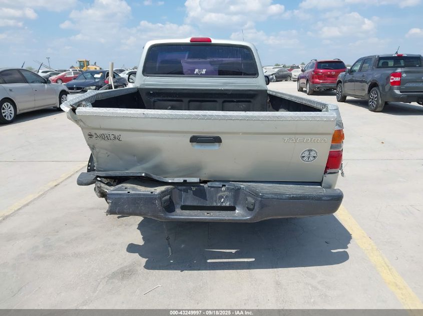 2001 Toyota Tacoma VIN: 5TENL42N61Z846972 Lot: 43249997