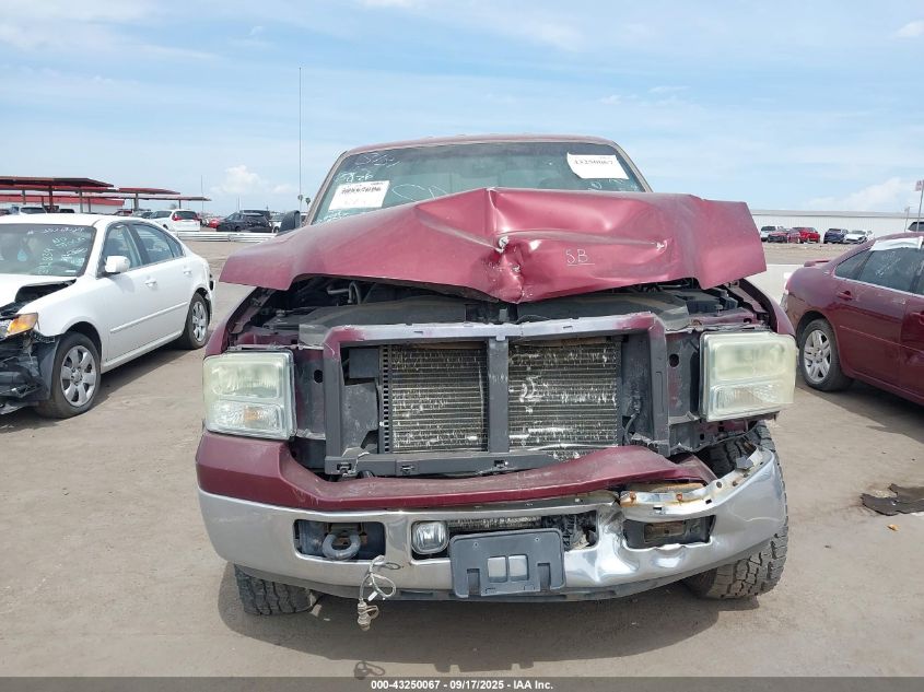 2005 Ford F-250 Lariat/Xl/Xlt VIN: 1FTSW21P15EA88503 Lot: 43250067