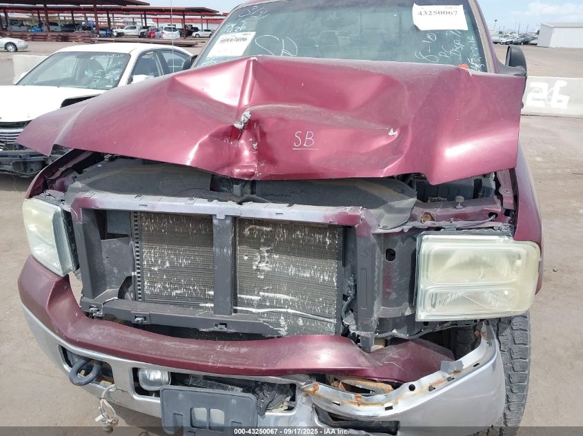 2005 Ford F-250 Lariat/Xl/Xlt VIN: 1FTSW21P15EA88503 Lot: 43250067