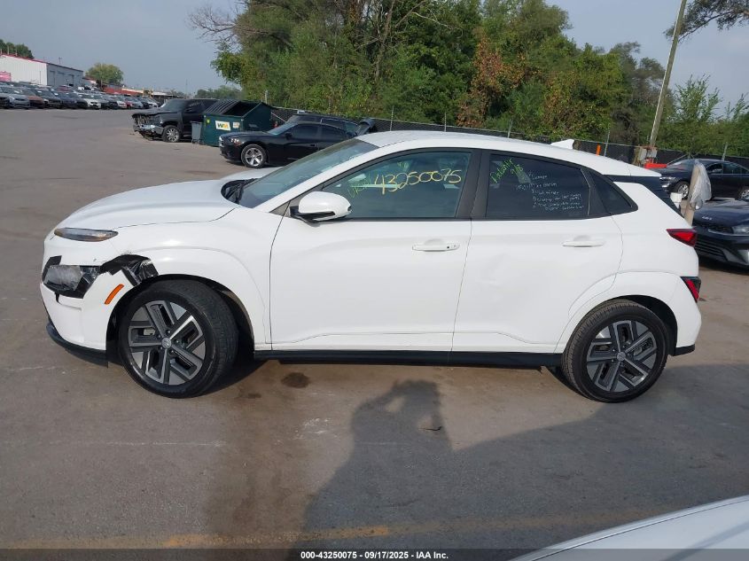 2023 Hyundai Kona Electric Se VIN: KM8K23AG8PU180567 Lot: 43250075