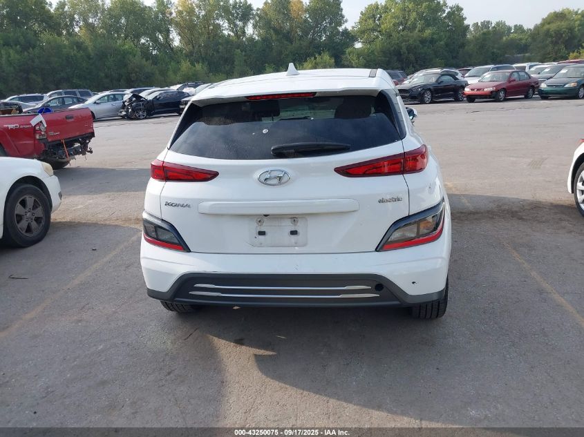 2023 Hyundai Kona Electric Se VIN: KM8K23AG8PU180567 Lot: 43250075