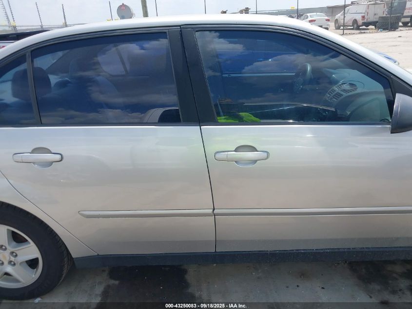 2005 Chevrolet Malibu Ls VIN: 1G1ZT52885F230302 Lot: 43250083