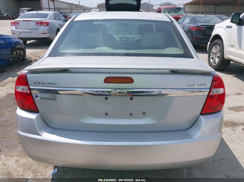 2005 Chevrolet Malibu Ls VIN: 1G1ZT52885F230302 Lot: 43250083