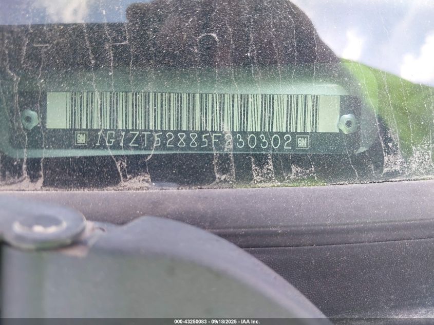 2005 Chevrolet Malibu Ls VIN: 1G1ZT52885F230302 Lot: 43250083