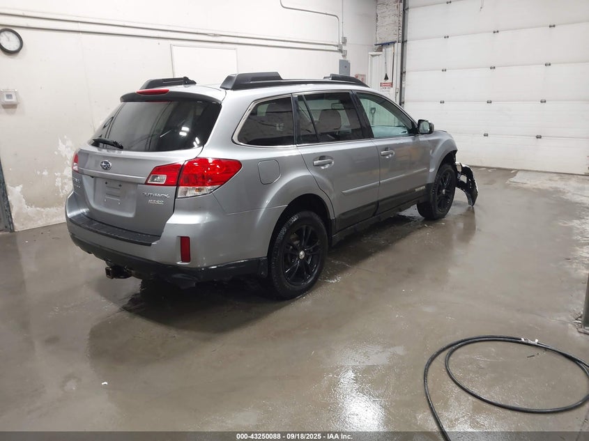 Vin: 4s4brbhc3b3425105, lot: 43744630, subaru outback 2.5i premium 20114