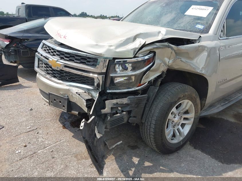 2015 Chevrolet Tahoe Lt VIN: 1GNSCBKC4FR683318 Lot: 43250097