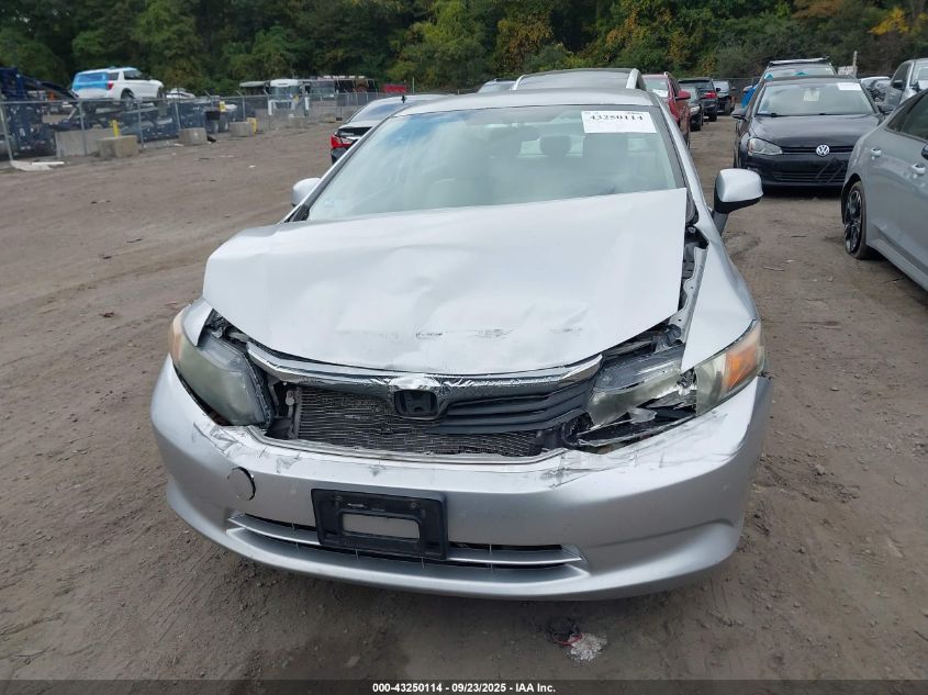 2012 Honda Civic Lx VIN: 2HGFB2F59CH333284 Lot: 43250114